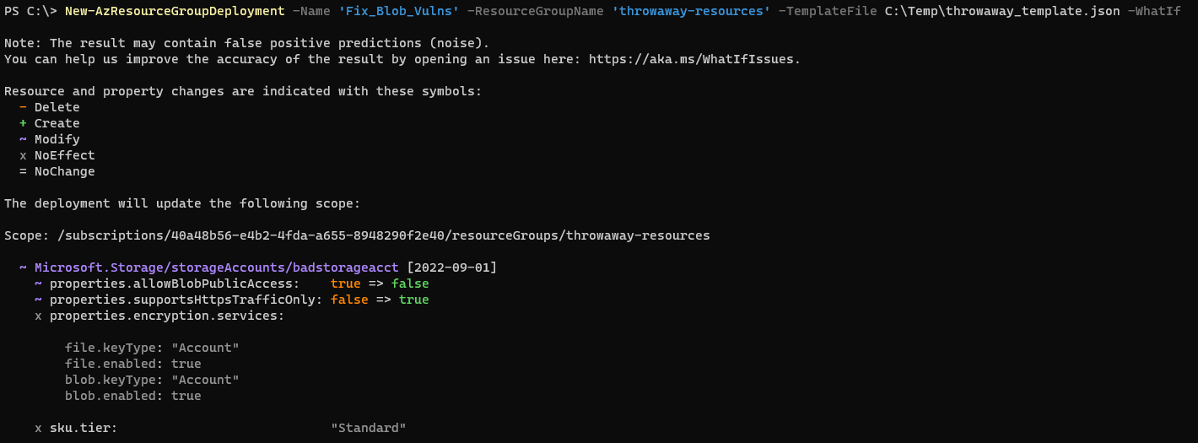 Screenshot of PowerShell code