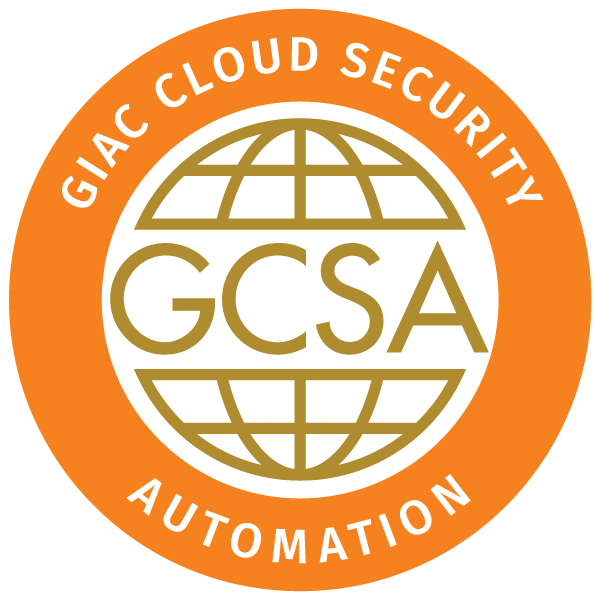 GIAC Cloud Security Automation (GCSA) icon